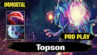 Puck 7.27d Pro Gameplay by Topson IMMORTAL Rank Dota 2
