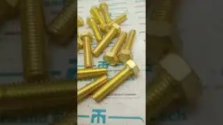 Brass Hex Bolt M8x35 | Exporter | Manufacture | TFMT | Jamnagar | Gujarat | India