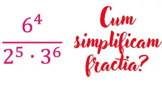 Simplificarea fractiilor cu puteri | Clasa 5 a #fractii #puteri