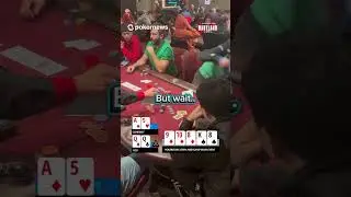 PokerStars Ambassador Caitlin Comeskey runs into it on Day 1b of the PokerStars Open Main Event👀