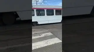 SEPTA Route 11 trolley from yesterday is cool ☺️🚋⚪💯% #septa #trolley