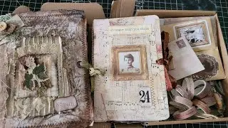Flip Throughs Of The Grungy Envelope Journal &  A Journal In A Box With Journaling Kit 