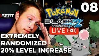 RUN #4 PART 2! AAND AGAIN! Pokemon Black 2 Extreme Randomized Nuzlocke Live! (08)