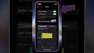 Activate Optimised Battery Charging