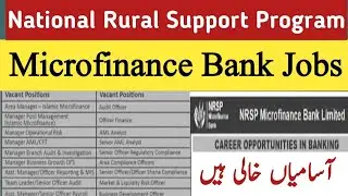 Rozee PK NRSP Bank Jobs in Pakistan | NRSP NGO jobs 2025 | Bank Jobs 2025