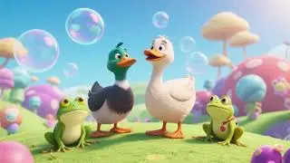 Ducks and Frogs in Bubbleland &mdash; A Splashy Adventure Song