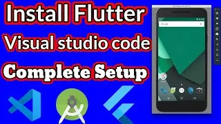 installation Flutter Vs code Complete setup Tutorial android studio method link in description