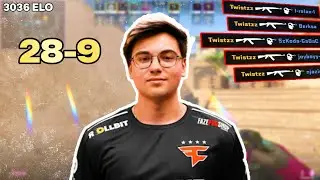 🔥 TWISTZZ 28-9 POV: FACEIT ANNIHILATION с сиухи/NAF (Мираж) | 3036 ЭЛО
