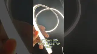 1010 LED Neon Flex Strip Light 4000K | Bright & Smooth Glow Demo!#LEDNeonFlex #1010LED #ShortsTech