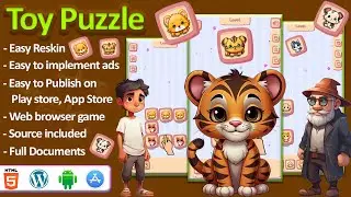 Toy Puzzle Games Video - HTML5 Construct3 Game