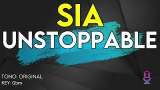 Sia - Unstoppable - Karaoke Instrumental