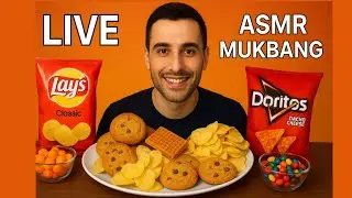 🍟 LIVE | Ultimate ASMR Mukbang &ndash; Chips, Cookies & Crunchy Snacks (No Talking)