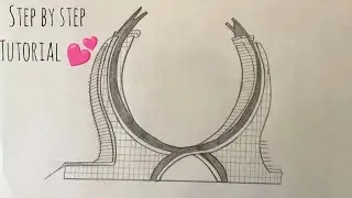Katara Towers drawing / how to draw Katara Towers, Qatar / tower drawing / Famous monuments drawing