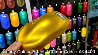 Aikka AK4400 Candy Colour Effect For Car Spray Painting - 4400 Candy Yellow