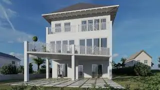 Modern Beach House Animation || PicArch Studio