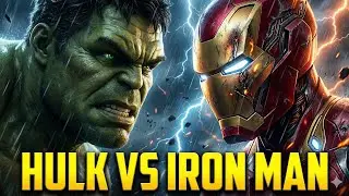 Hulk vs Iron Man 😡🔥 | Enemy Turned Friend 💚🤝 #HulkVsIronman #trending 