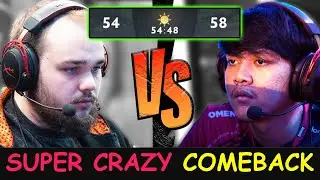 SUPER CRAZY INTENSE COMEBACK - Mikoto void spirit vs Noone primal beast Dota 2