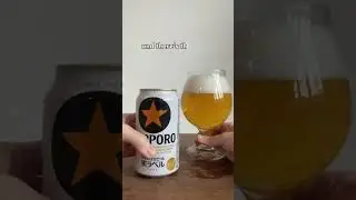 Пробую 5 самых популярных сортов пива в Японии: Asahi, Sapporo, Kirin, Suntory и Yebisu #шорты