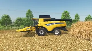 NEW FARM CORN BIG HARVESTING OR FIELD WORK HORIZONTE ARGENTINO FS25