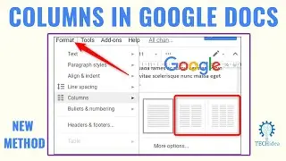 How to Create Columns in Google Docs 2025 [New Method]