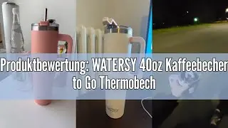 Produktbewertung: WATERSY 40oz Kaffeebecher to Go Thermobecher Doppelwandiger Edelstahl Vakuum Ausla