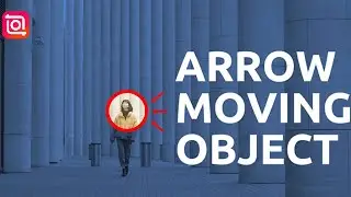 How to add arrow pointer to moving object on inshot