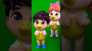 🦆 Five Little Ducks 🦆 Babies Learn to Count 1 #Shorts #YouTubeKids #KidsSongs #NurseryRhymes
