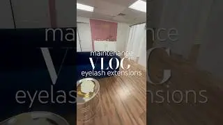 VLOG come to my lash appointment w/ me #girlthings #lashaddict #maintenance #pretty #estheticianlife