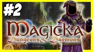 Magicka Co-Op [Magicka DLC] - Dungeons and Daemons #2 - Wurstmacher Boss Fight