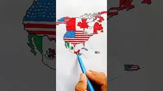 Draw Flag Map of El Salvador 🇸🇻 #elsalvador