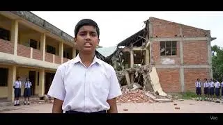 Infrastructure problem government school children are not safe #school 