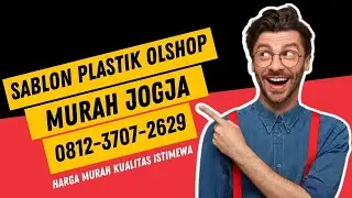 Sablon Plastik Olshop Murah Jogja 081237072629
