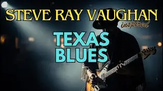 Slow Blues in E Minor - Stevie Ray Vaughan Style Guitar Performance