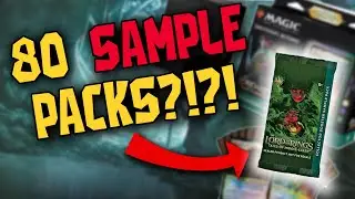 I opened 80 Lord of the Rings Sample Collector packs. - Magic the Gathering Commander