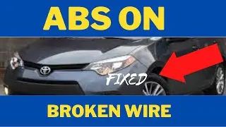 how to fix broken wire ABS