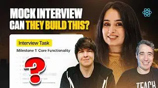 What a Senior React Mock Interview Actually Looks Like