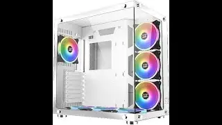 XIGMATEK AQUARIUS PLUS WHITE TEMPERED GLASS ATX CASE