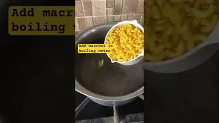 How to boil Macroni Pasta perfectly #youtubeshorts #shorts #banoskitchendiary #macroni