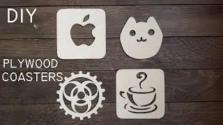DIY Apple Logo Coasters & More