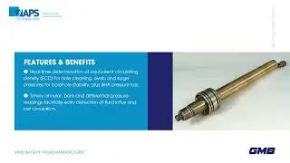MWD PRESSURE WHILE DRILLING SENSOR FEATURES & BENEFITS