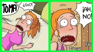 La Hermana de Morty se arrepiente tarde - Comic Rick y Morty