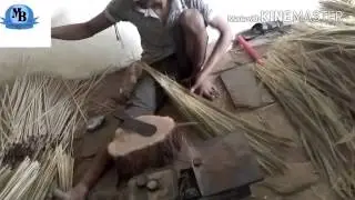 How making best grass brooms with pipe