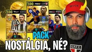 ZEREI a BOX do ADRIANO,BAGGIO E PIQUE epico NOSTAGIA no eFootball 2025