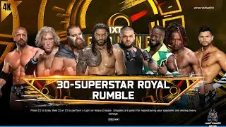 FULL MATCH: 30-SUPERSTAR ROYAL RUMBLE 4K PC GAMEPLAY 