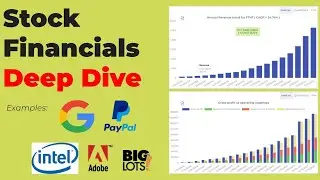 How to Analyze Stock's financials using cool charts and graphs