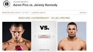 Aaron Pico Vs Jeremy Kennedy Prediction And Betting Breakdown