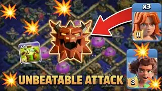 🔥 TH17 RC Charge! Root Rider + Valkyrie + Overgrowth Spell 💥