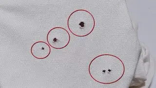 The best darn methods to repair holes on a white T-shirt in an invisible way
