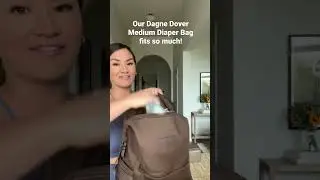 The perfect diaper bag! We love our Dagne Dover in size medium! #dagnedover #diaperbag #newmom #mom