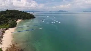 Drone view of Ko Naka Yai island